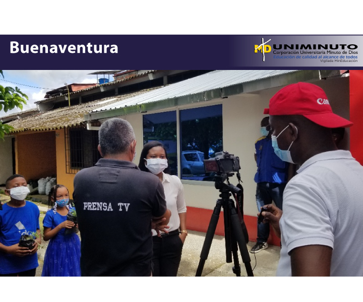 La Práctica en responsabilidad Social de Buenevtnura continua fortaleciendo procesos UNIMINUTO Buenaventura en medios de comunicación locales del puerto.