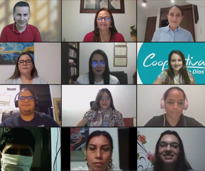 Líderes estudiantiles en Pereira toman la palabra Captura de pantalla de algunos asistentes al entremés.