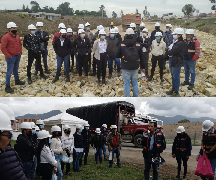 Ingenieros UNIMINUTO: Del Aula a la Obra con INVIAS Estudiantes UNIMINUTO de ingeniería civil en salida de campo con INVIAS