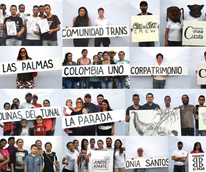 Mental border Personas con carteles