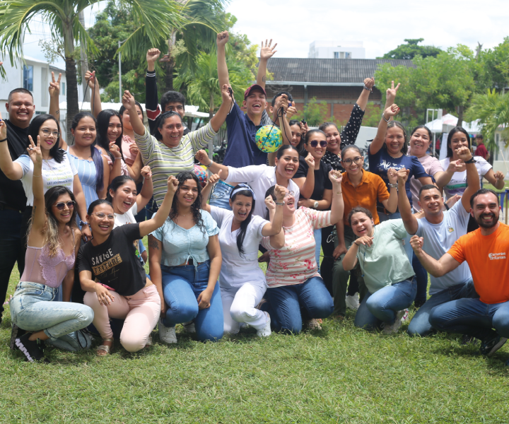 Con diversas actividades lúdicas se realizó la “Semana de Bienestar” en los Centros Regionales de Zipaquirá y Girardot Estudiantes en la sede del CRG durante el evento.