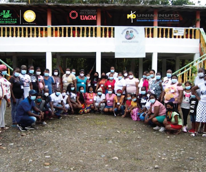 Licenciatura en Educación Infantil seleccionado en la convocatoria del Fondo Innovación 100K Strong in the Americas Comunidades del Chocó presentes en la fotografía