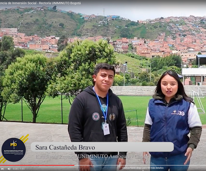 Estudiantes pertenecientes al programa de Inmersiones Sociales Estudiantes pertenecientes al programa de Inmersiones Sociales