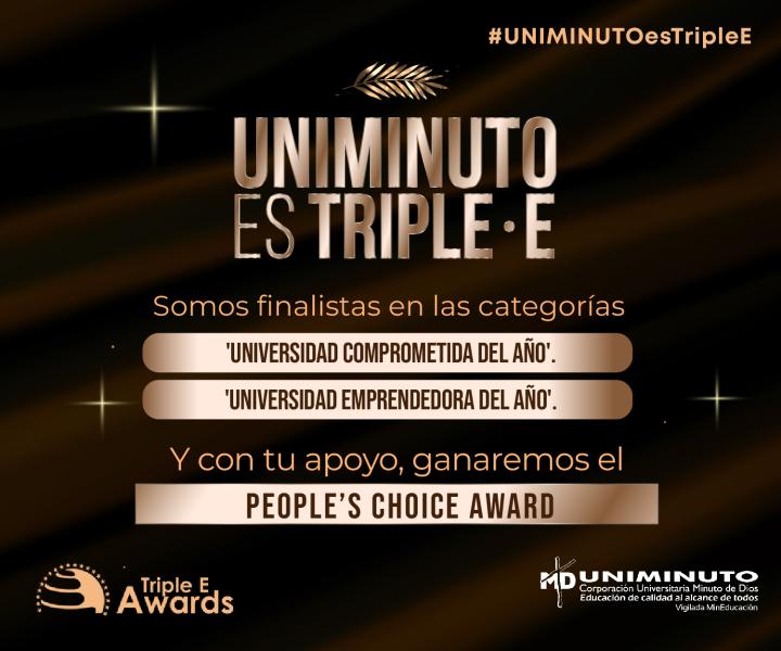 UNIMINUTO es Triple E, abiertas las votaciones UNIMINUTO es Triple E, abiertas las votaciones