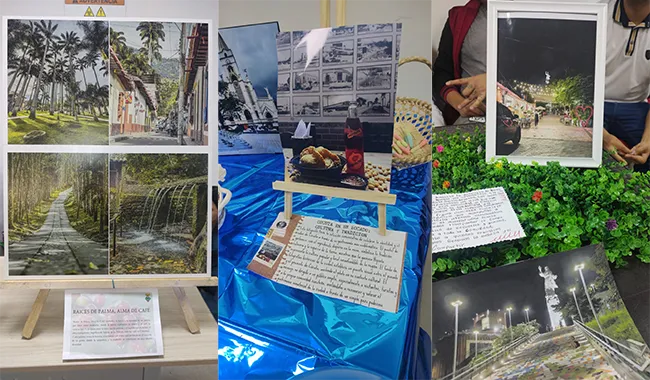 La muestra reunió una serie de fotografías en las que los estudiantes exploraron la diversidad cultural
