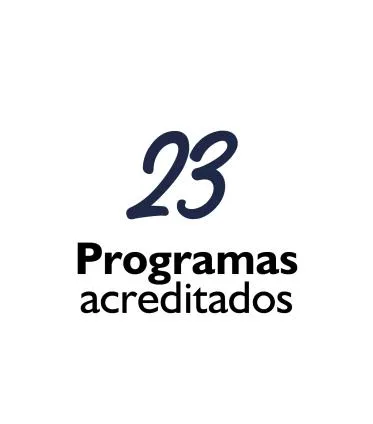 23 programas acreditados