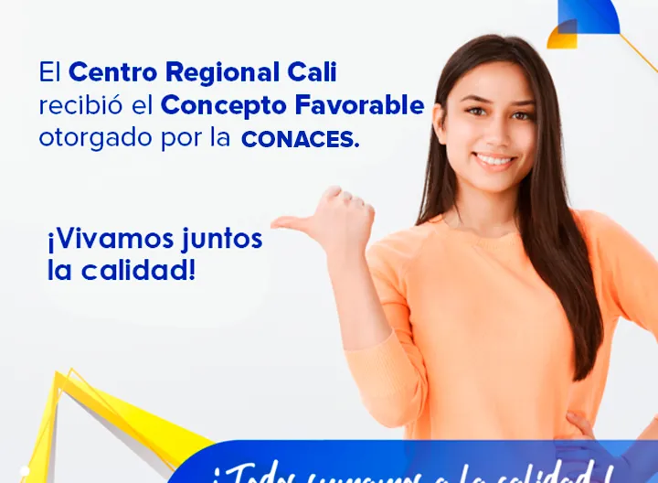 Centro Regional Cali fue noticiado por la CONACES con un Concepto Favorable