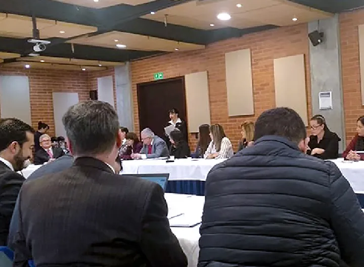 Equipo de Auditorias en reunión