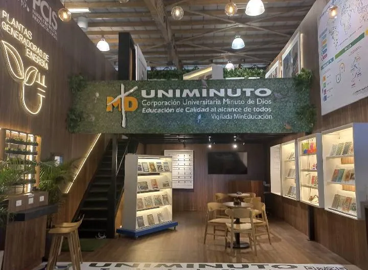 Stand de UNIMINUTO en la Feria del Libro (Filbo)