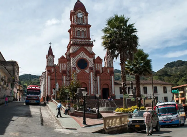Parque del municipio de Granada - Antioquia 