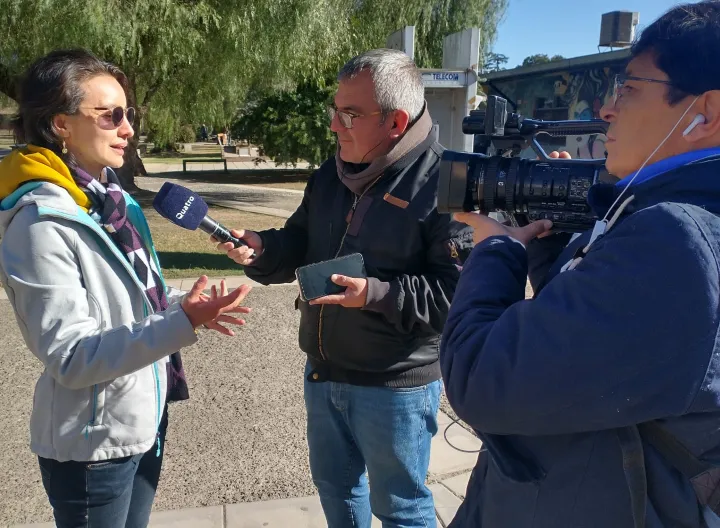 Entrevista realizada a Jenifer Garza por Unirío TV