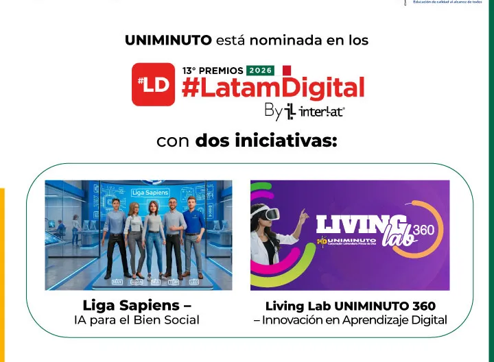UNIMINUTO nominado a los premios LatamDigital 2026